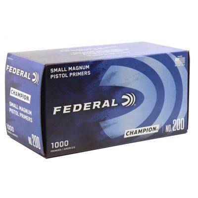 Federal Small Magnum Pistol Match Primers 2000Pcs