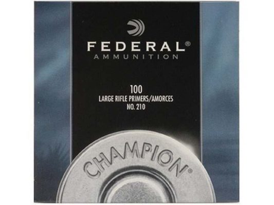 Federal #210 Large Rifle Primers 2000Cts