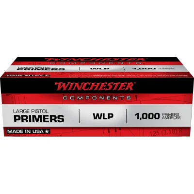 Winchester Large Pistol Primers WLP Box Of 1000